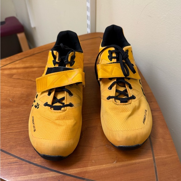 Yellow Athletic Shoes with Black Accents - Picture 2 of 5